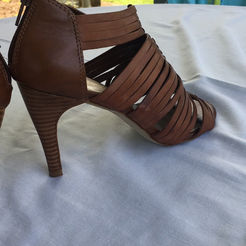 Brown Strappy Open Toe